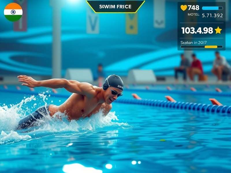 Bharat Swim Force community event showing players interacting